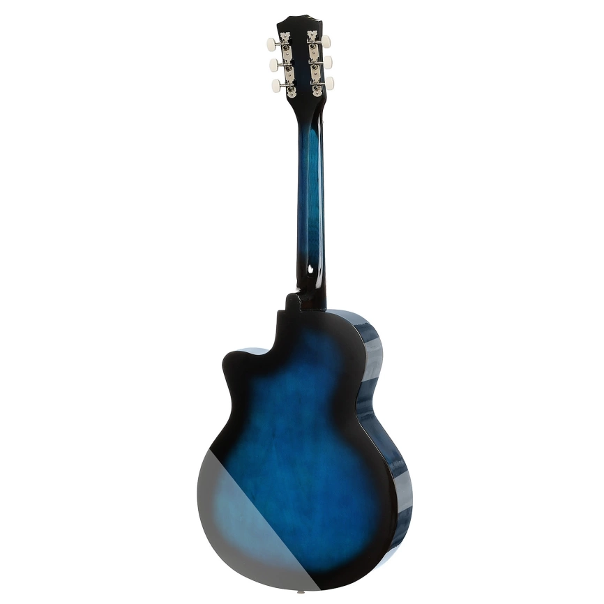 Акустическая гитара COWBOY 3810C BLS синий берст с вырезом фото 2