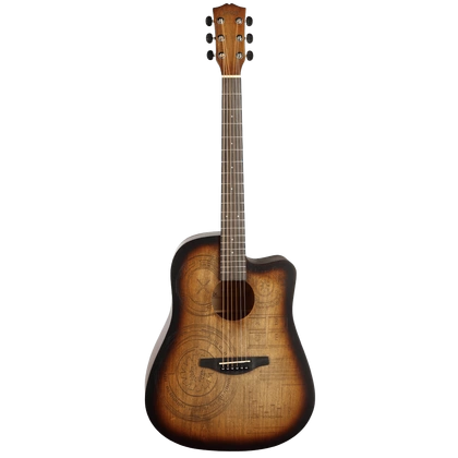 Акустическая гитара SHINOBI D-11/MA с авторским рисунком фото 1
