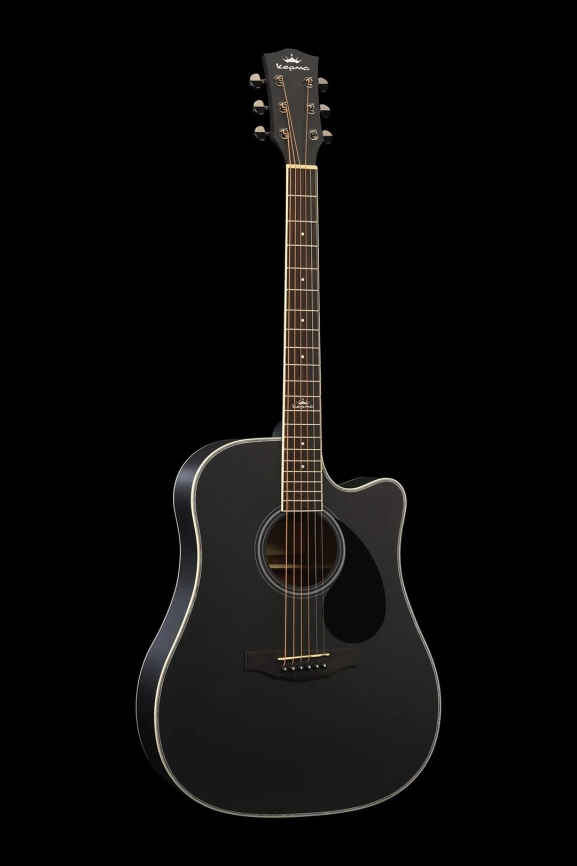 Акустическая гитара KEPMA D1C Black Matt черный матовый фото 2