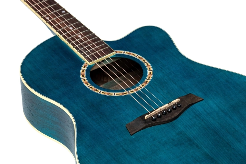 Акустическая гитара Sevillia IWC-39M BLS синий фото 10