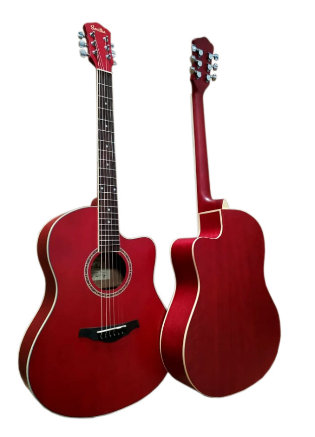 Акустическая гитара SEVILIA IWC-39M RDS красный фото 1
