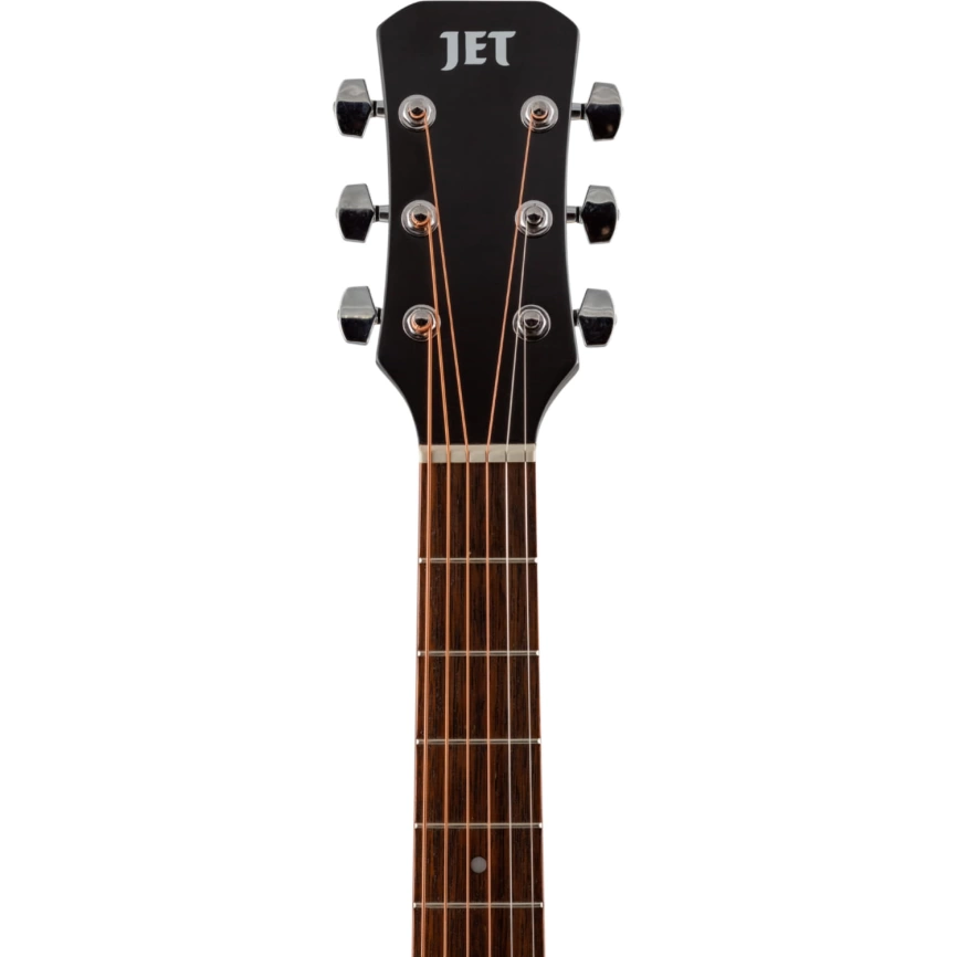 Электроакустическая гитара JET JDE-255 BKS черный фото 6