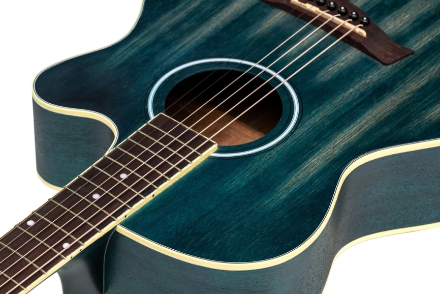 Акустическая гитара Sevillia IWC-235 MTBL синий фото 7