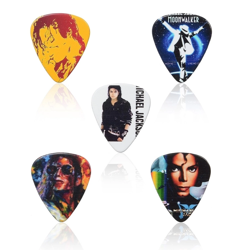 Медиатор ROCKET MICHAEL JACKSON толщина 0,71 мм средней жесткости фото 1