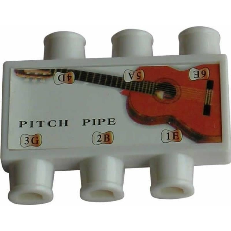 Камертон FLIGHT GC-6H гитарный духовой МИ,СИ,СОЛЬ,РЕ,ЛЯ,МИ фото 1