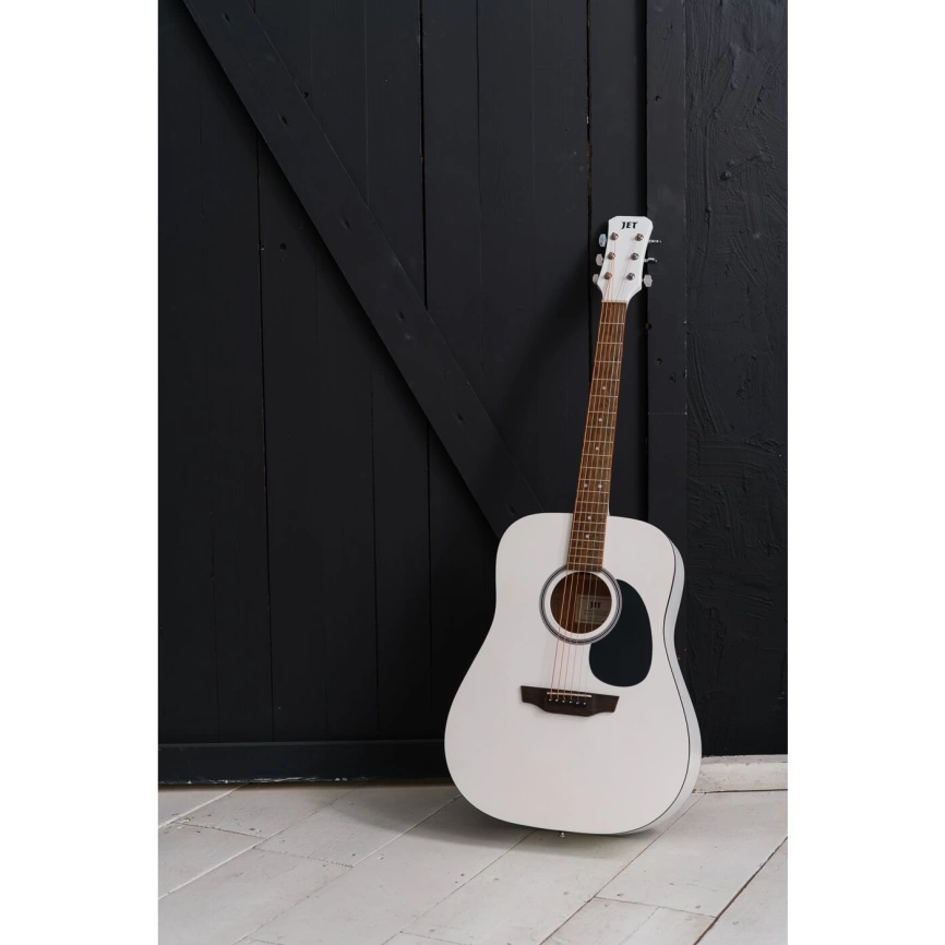 Акустическая гитара JET JD-257 WHS белый фото 8