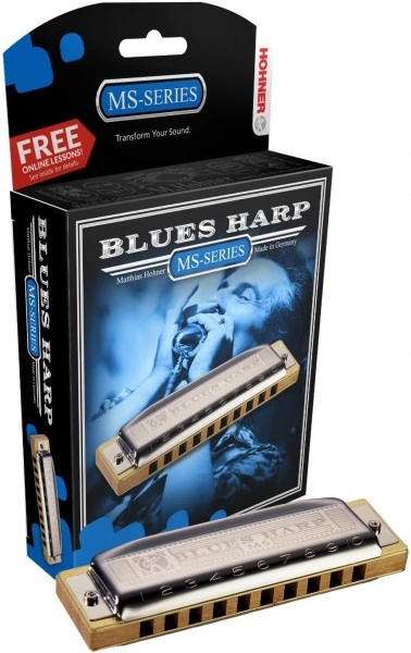 Губная гармошка HOHNER BLUES HARP 532/20 MS BB M533116X фото 1