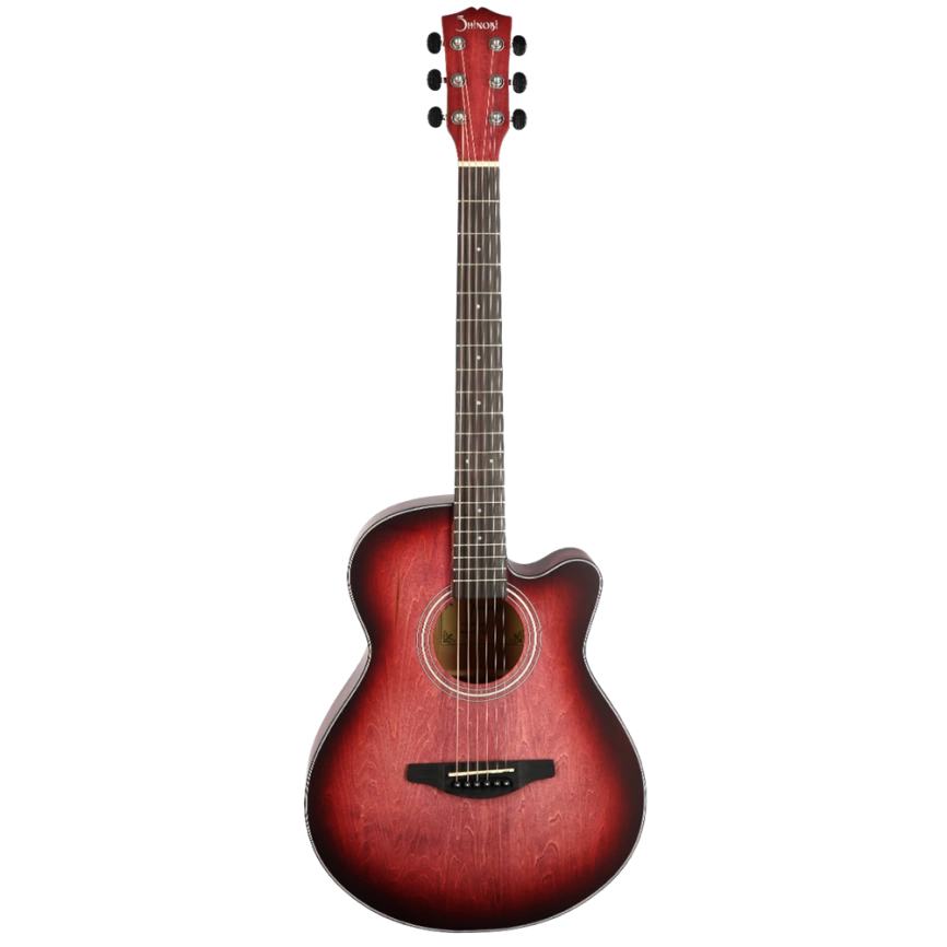 Акустическая гитара SHINOBI B-1/RD красный фото 1