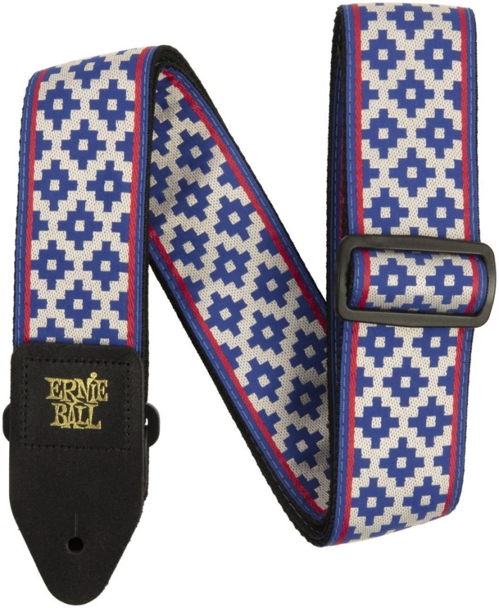 Ремень для гитары ERNIE BALL 5336 JACQUARD Blue Crux фото 1