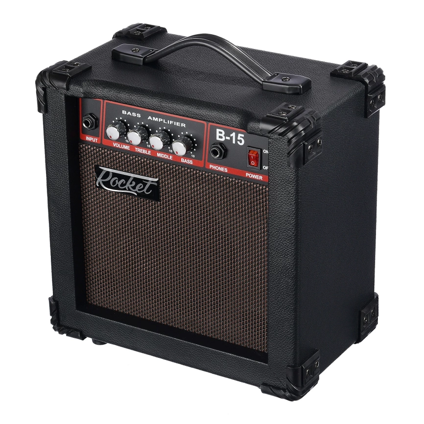 Комбоусилитель для бас гитары ROCKET B-15 15Вт фото 2