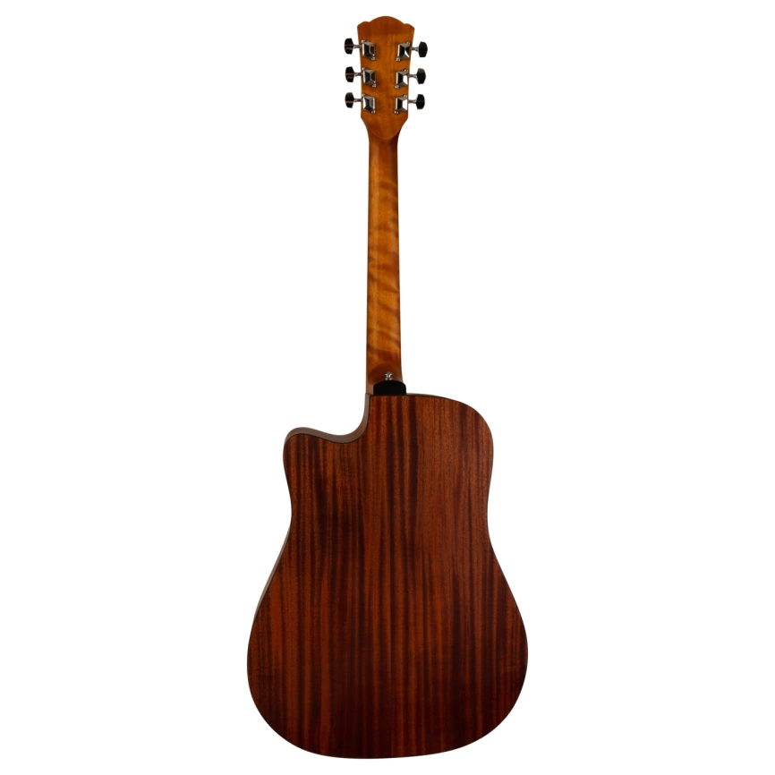 Акустическая гитара ROCKDALE AURORA D3 C NAT GLOSS, с вырезом,цвет натуральный, глянцевое покрытие фото 2