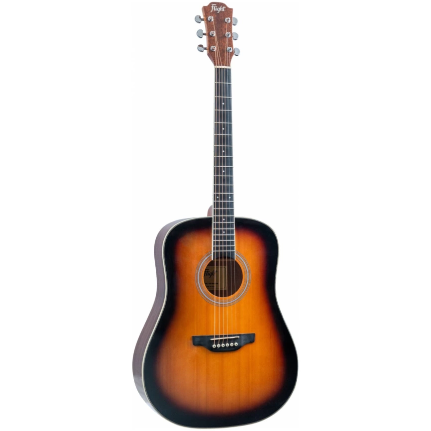Акустическая гитара FLIGHT AD-200 3TS санберст фото 2