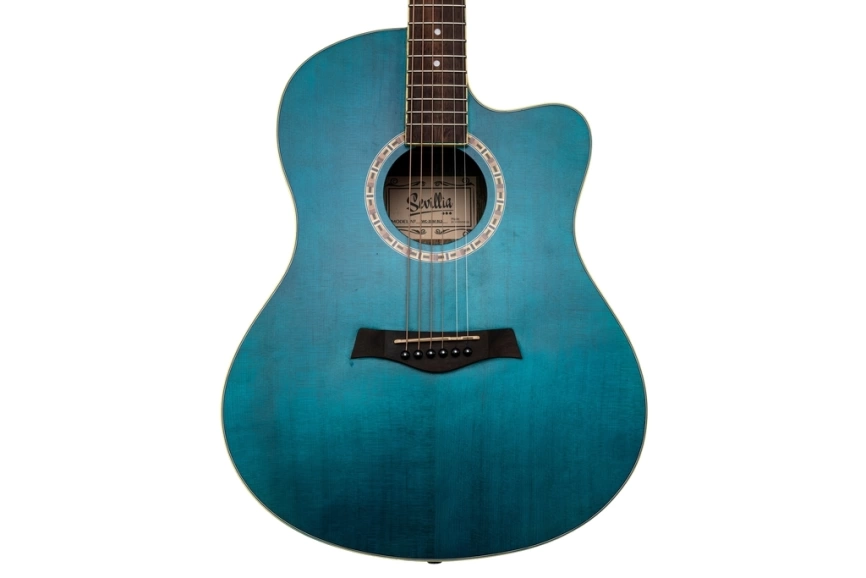 Акустическая гитара Sevillia IWC-39M BLS синий фото 3