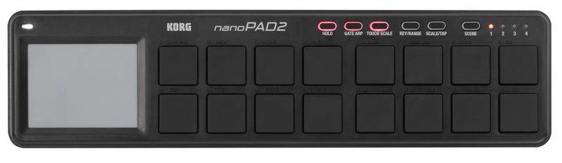 Контроллер KORG NANOPAD2-BK портативный  фото 3