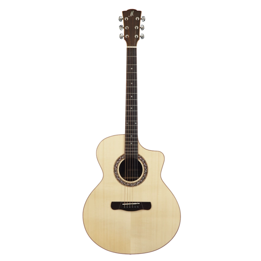 Акустическая гитара MERIDAEXTREME E1FCS с чехлом фото 1