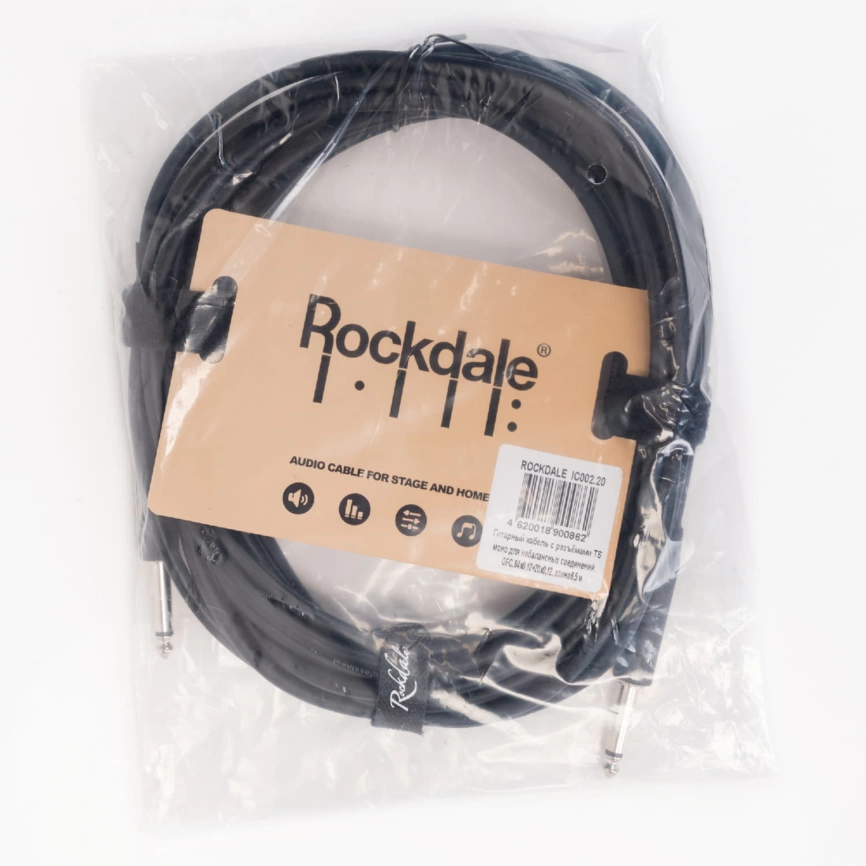 Кабель ROCKDALE IC002.20 гитарный 6,5м фото 4