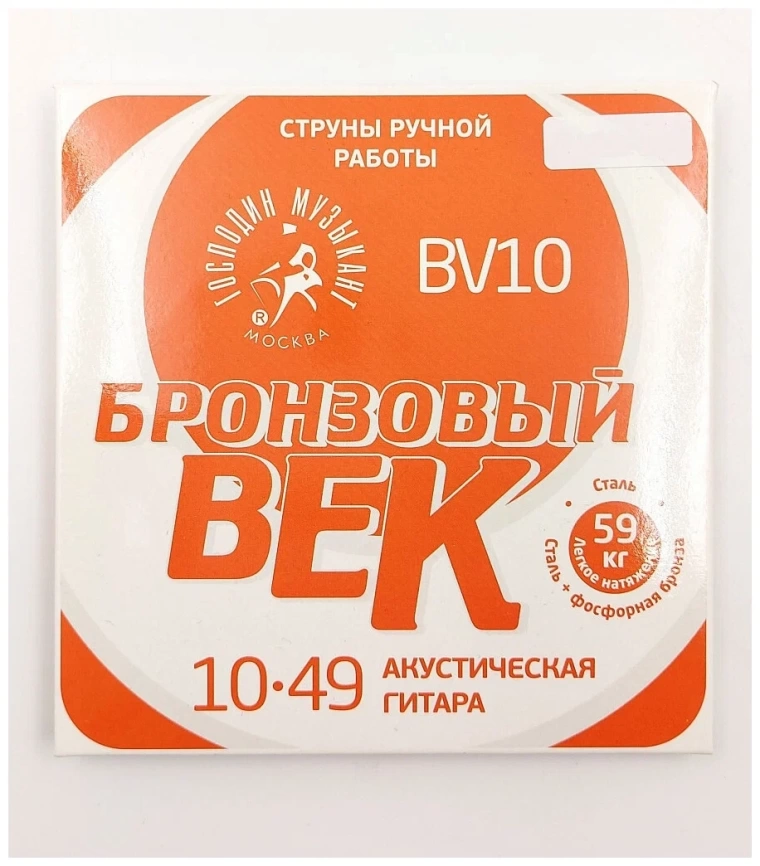 Струны д.ак.Гсподин Музыкант BV10-49 фото 1