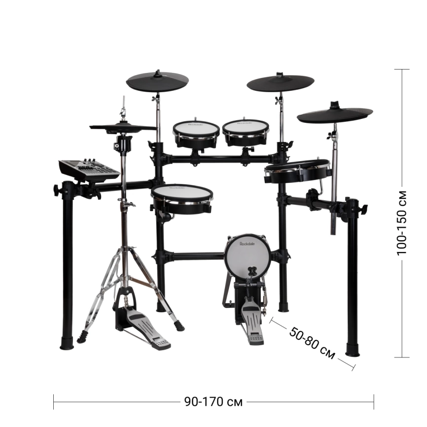 Электронная ударная установка ROCKDALE THUNDER MESH PRO 2 фото 18