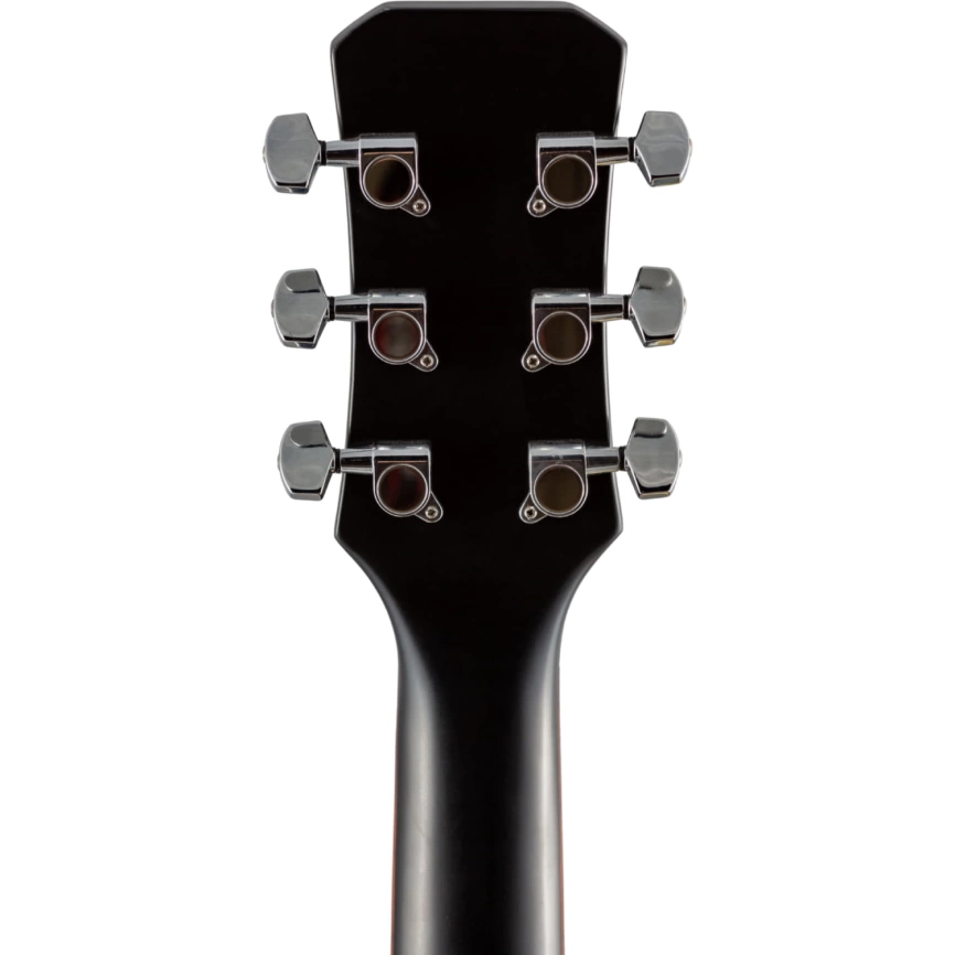 Электроакустическая гитара JET JDE-255 BKS черный фото 7