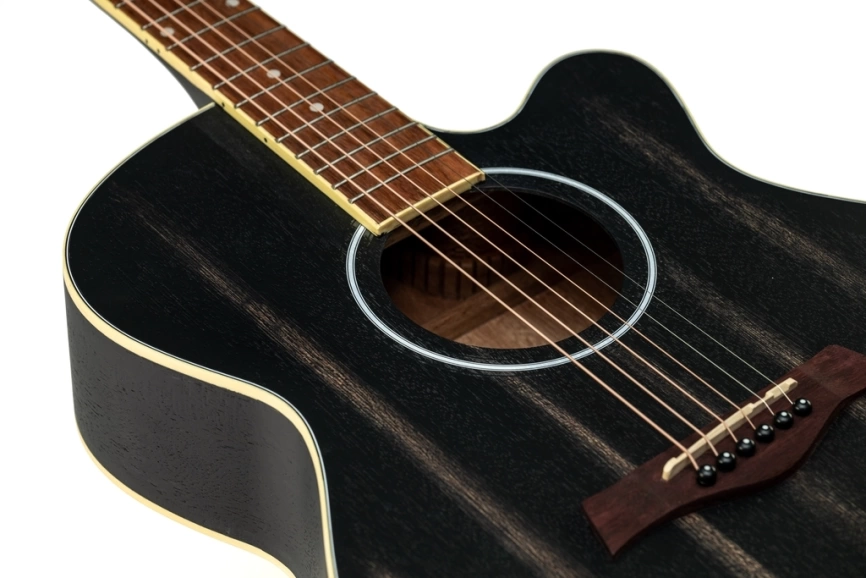 Акустическая гитара Sevillia IWC-235 MTBK черный фото 7