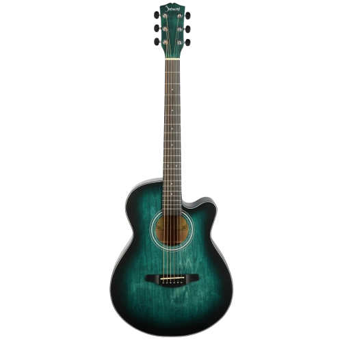 Акустическая гитара SHINOBI B-1/BL синий фото 1