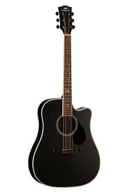 Электроакустическая гитара KEPMA D1CE BLACK черный глянцевый фото 1