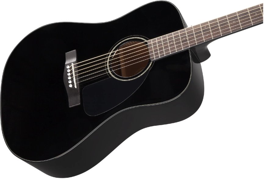 Акустическая гитара FENDER CD-60 DREAD V3 DS BLK WN черный фото 4