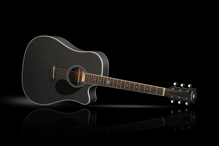 Акустическая гитара KEPMA D1C Black Matt черный матовый фото 4