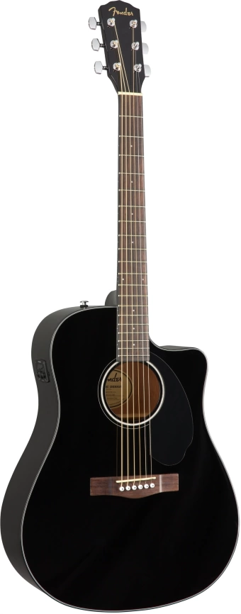 Электроакустическая гитара FENDER CD-60SCE DREAD BLK черный фото 2