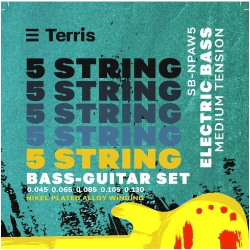 Струны д/бас TERRIS SB-NPAW5 фото 1