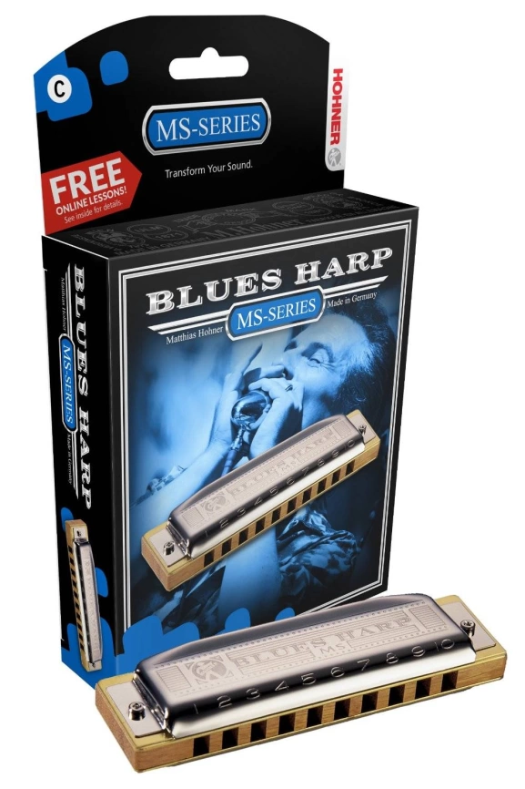 Губная гармошка HOHNER BLUES HARP 532/20 MS C M533016X фото 4