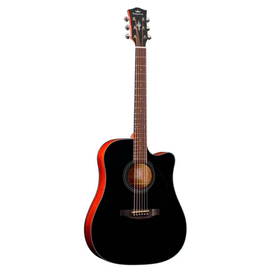 Акустическая гитара KEPMA EDC Black черный глянцевый фото 1