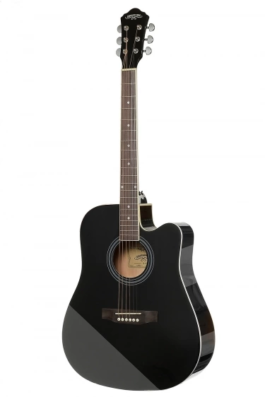 Акустическая гитара CARAVAN MUSIC HS-4111 BK EQ черный фото 1