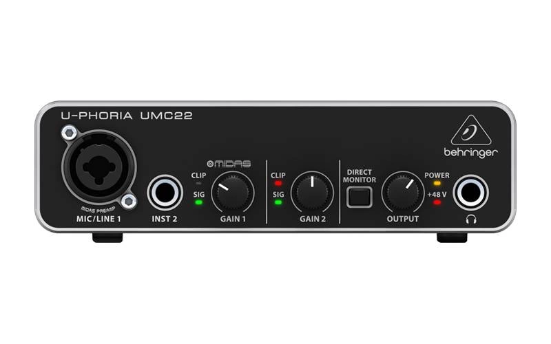 Аудиоинтерфейс BEHRINGER UMC22-USB фото 3