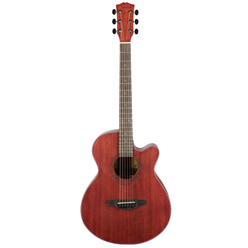 Акустическая гитара SHINOBI H-1/RD красный фото 1