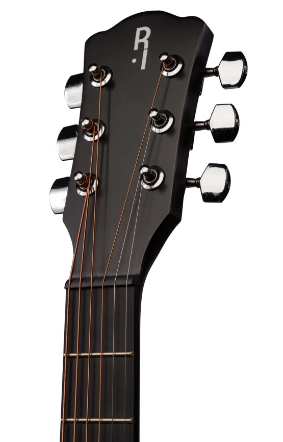 Акустическая гитара ROCKDALE AURORA D1 C BK полупрозрачный черный с вырезом фото 5
