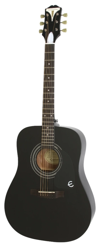 Акустическая гитара EPIPHONE PRO-1 EBONY черный фото 1