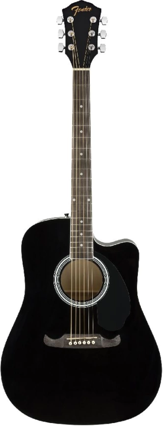 Электроакустическая гитара FENDER FA-125CE DREADNOUGHT BLACK фото 1