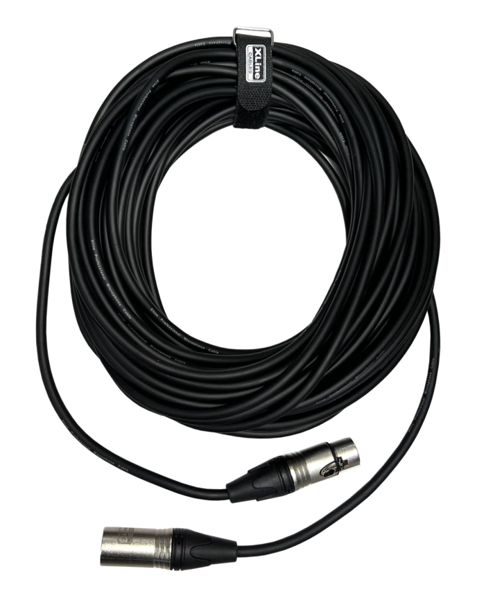 Кабель X-LINE RMIC XLRM-XLRF микрофонный 2м фото 1