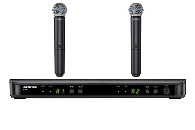 Радиосистема ручная 2/1 SHURE BLX288E/B58 M17 фото 1