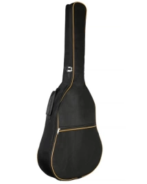 Чехол для акустической гитары (12 стр.) TUTTI ГА-1 (кант малиновый) цвет черный