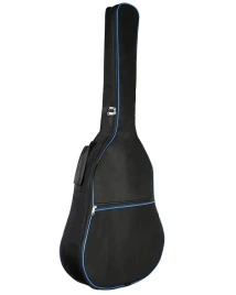 Чехол для акустической гитары (12 стр.) TUTTI ГА-1 (кант фиолетовый) цвет черный