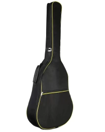 Чехол для акустической гитары (12 стр.) TUTTI ГА-1 (кант желтый) цвет черный
