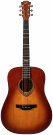 Акустическая гитара FLIGHT D-435 TBS медовый берст