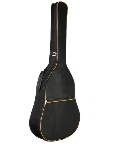 Чехол для акустической гитары (12 стр.) TUTTI ГА-1 (кант малиновый) цвет черный фото 1
