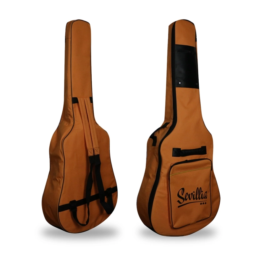 Чехол для акустической гитары SEVILLIA GB-U41 OR оранжевый фото 1