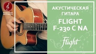 Фолк гитара FLIGHT F-230C NA фото 4