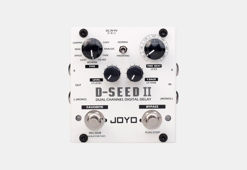 Педаль эффектов JOYO D-SEED II Stereo Delay фото 1