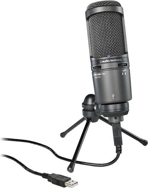 Студийный микрофон AUDIO-TECHNICA AT2020USB+ фото 2