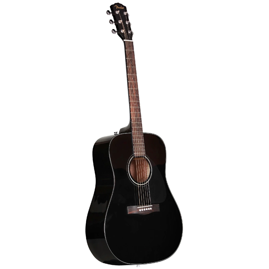 Акустическая гитара FENDER CD-60 DREAD V3 DS BLK WN черный фото 2